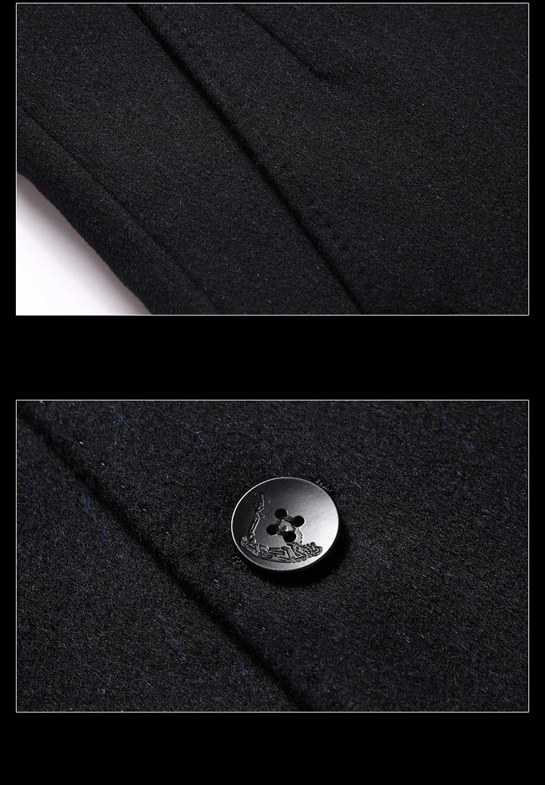 Новинка года; длинный толстый воротник из натурального меха; Manteau Homme Hiver Cachemire; наполнитель из белого утиного пуха; Plaszcze