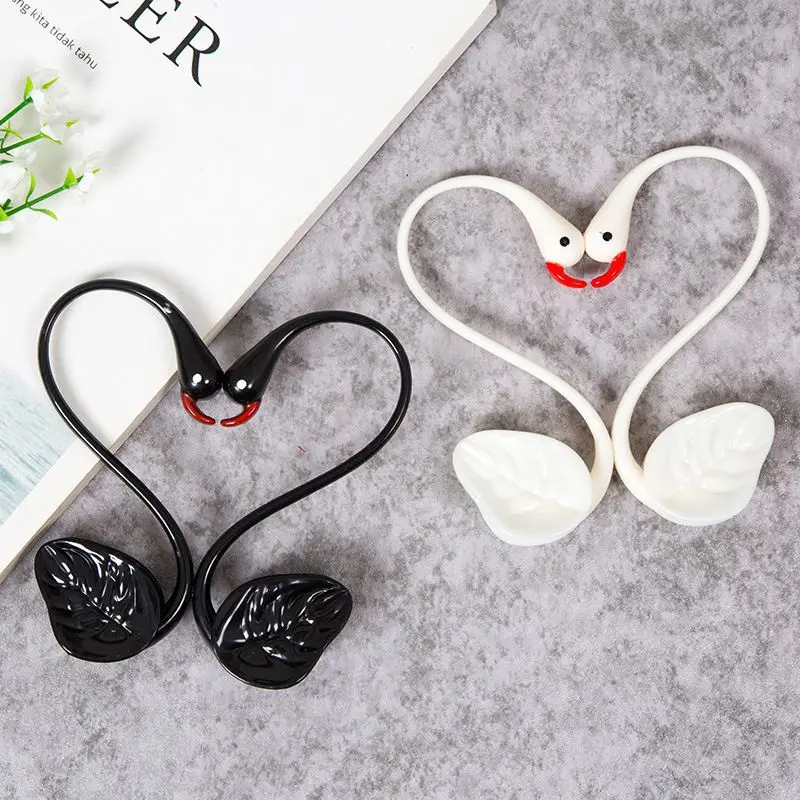 

Love Heart Swan Shaped Happy Birthday Cake Topper Bunting Banner Cute Unique Display Ornament Decorating Party accessory