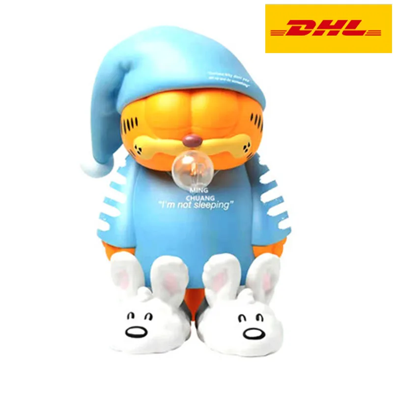 

20" Pajamas Ver Statue Cartoon Cats Bust Decoration Full-Length Portrait Holiday Gift PVC Action Figure Toy BOX 50CM V1207