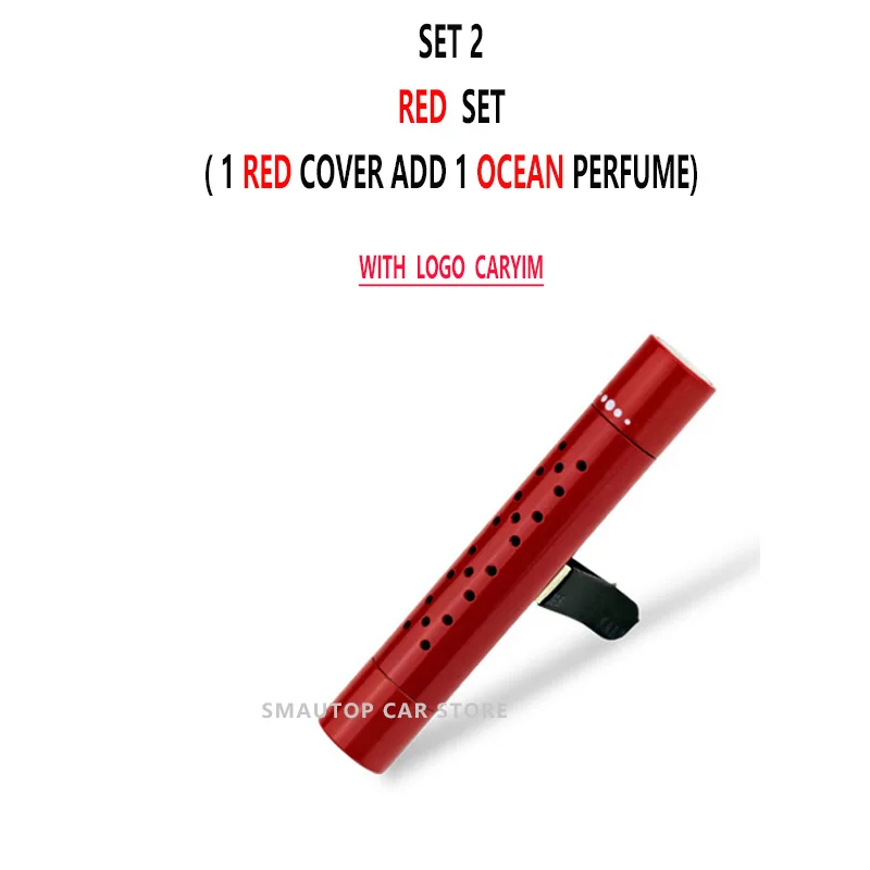 Set2 Red Ocean Автомобильный освежитель воздуха, освежитель воздуха, автомобильный освежитель воздуха на выходе, освежитель воздуха в автомобиле, клипса кондиционирования воздуха, магнитный диффузор, твердый парфюм для удаления запахов - Название цвета: Set2 Red Ocean