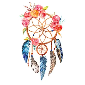 

3D Dream Catcher Pattern Sticker Classic Toys for Kids Adult T-Shirt Heat Transfer Sticker Washable Iron On Applique Best Toys
