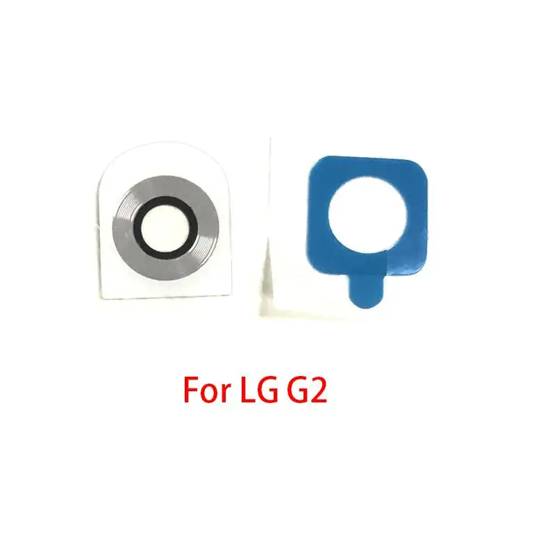 Задняя камера, стеклянная крышка объектива для LG V20 V30 G2 G5 G6 G7 Q6 K8 с адезивной наклейкой - Цвет: G2 White