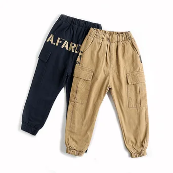 

Trousers Boys Casual Pants New Autumn Joggers for 6 8 10 12 Age Children Loose Cargo Pant Casual Korean Teenage Boys Clothes