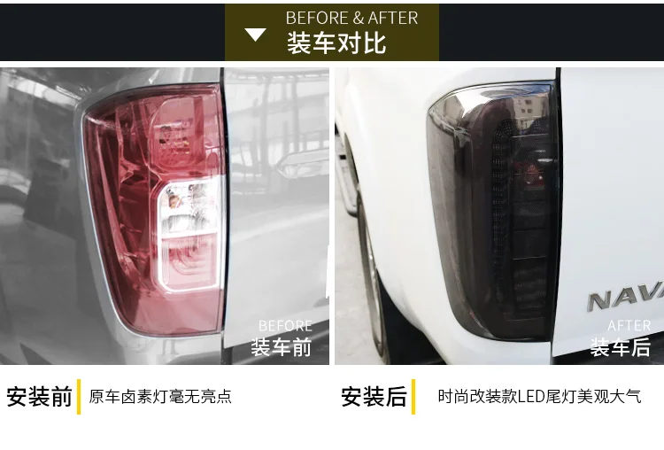 Автомобильный Стайлинг задние фонари для Nissan Navara NP300 задние фонари светодиодный DRL ходовые огни Противотуманные фары с ангельскими глазками задние парковочные