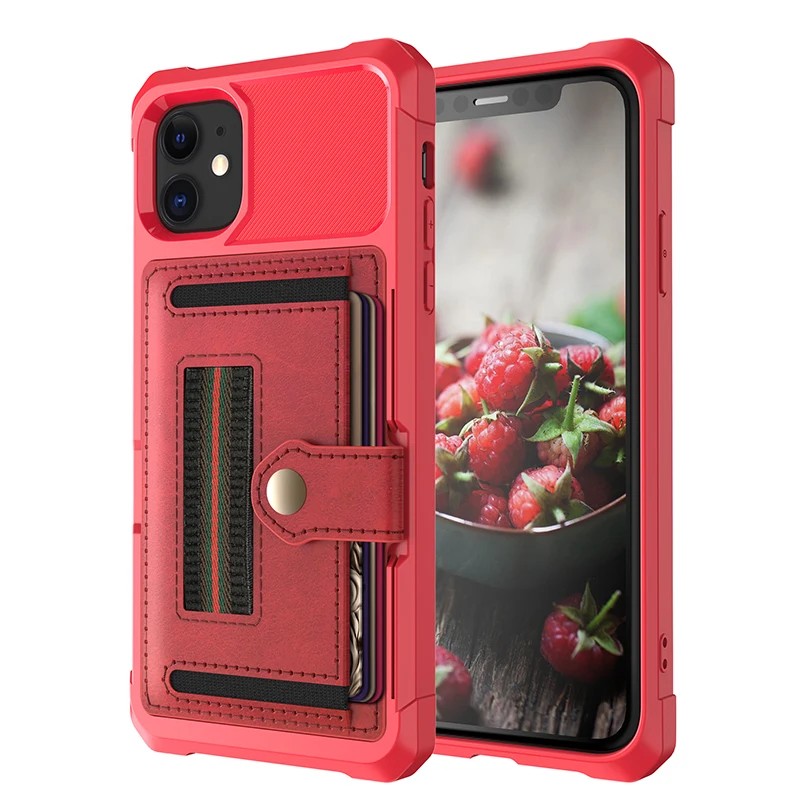 For iPhone 11 Pro Max XS MAX Credit Card Case PU Leather Flip Wallet Cover Holder Hard Back Cover For iPhone XR XS 8 7 6 6S Plus (1)