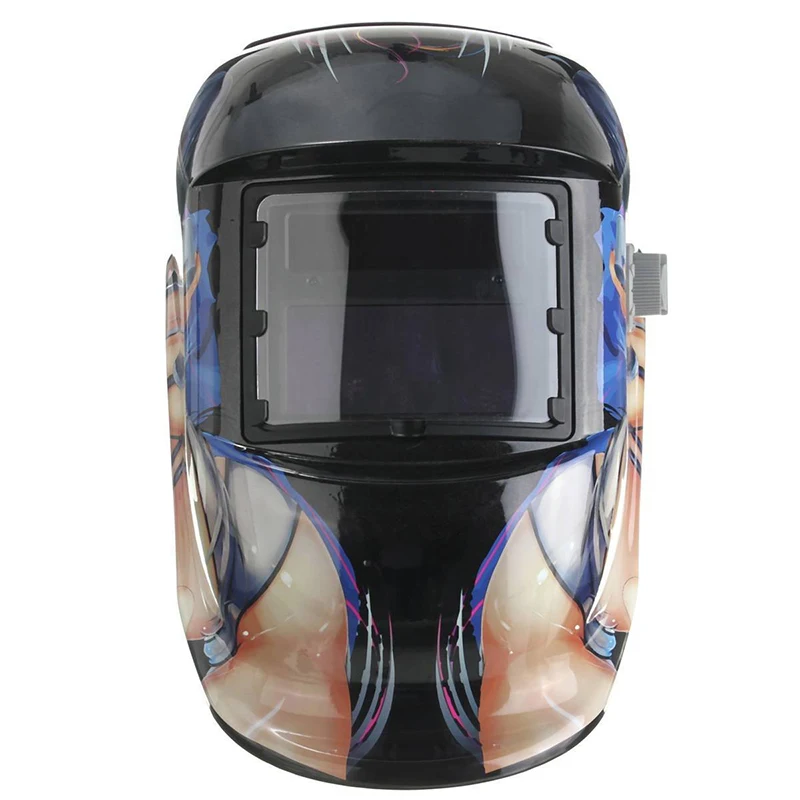 Welding Mask Hood Solar Automatic Welding Helmet(Solar Power for Recharge) Face Protection(Beautiful Girl