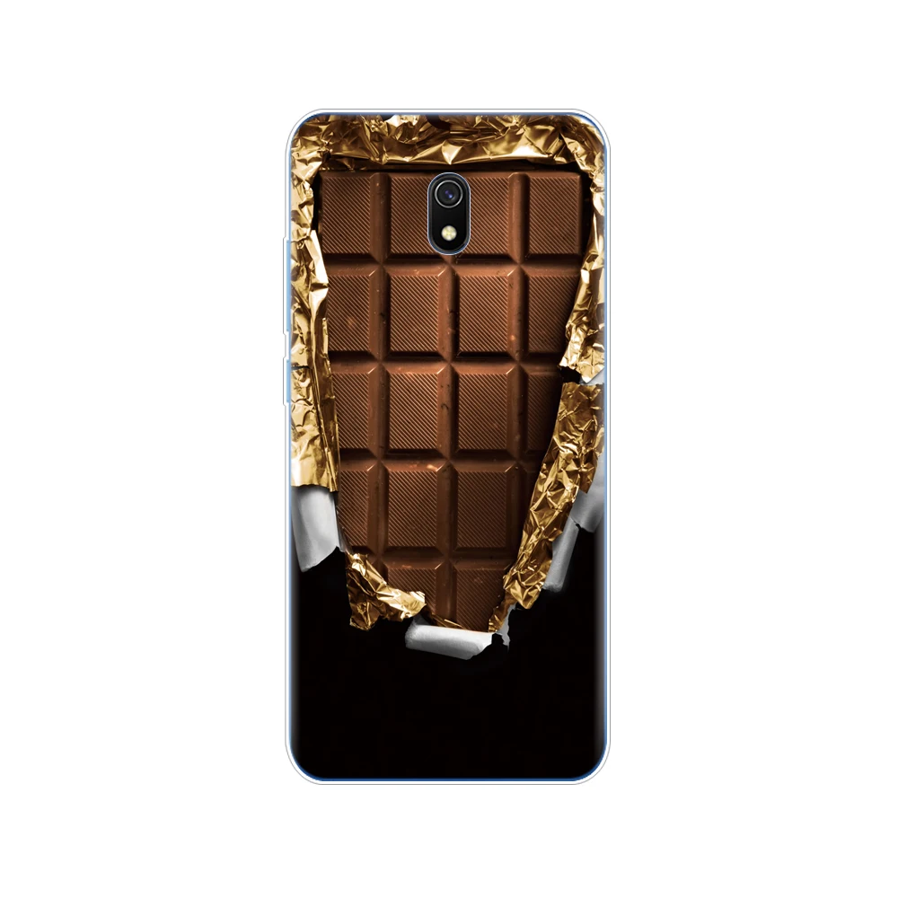 34374 Чехол для xiaomi redmi 8a, силиконовый мягкий чехол из ТПУ, задняя крышка для redmi 8a, бампер hongmi 8a, чехол, противоударный, милый, черный - Цвет: 34374