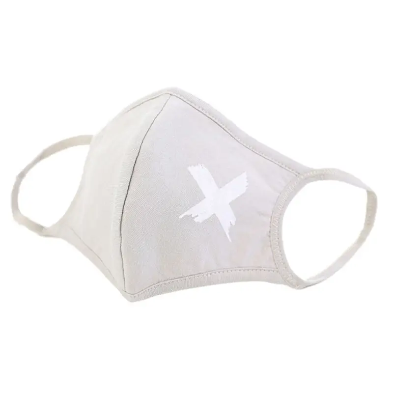 M Fashion Personality Cotton Mask Cute Cartoon Stereo Breathable Men Women Masks - Цвет: M