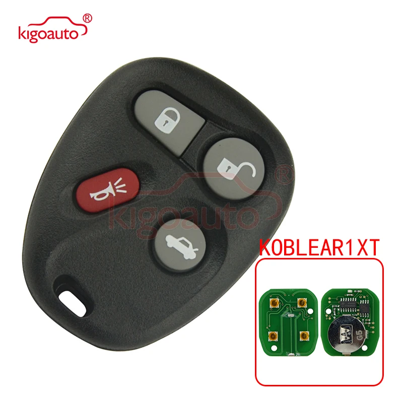 Kigoauto KOBUT1BT KOBLEAR1XT 25665574 25665575 315 МГц 4 кнопки для GM Buick Cadillac Chevrolet GMC дистанционного брелока 2001-2007 - Количество кнопок: KOBLEAR1XT