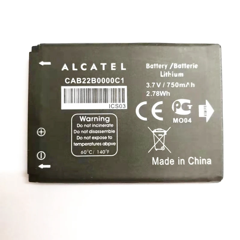 Новый аккумулятор CAB22B0000C1 CAB22D0000C1 CAB3010010C1 для ALCATEL One Touch 2012D 2010D 2010X 2051D CA356 665 OT 2010