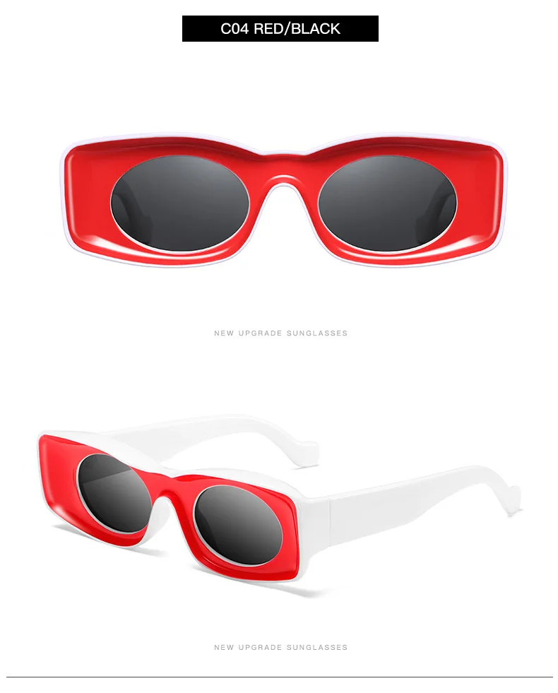 Oulylan классические квадратные солнцезащитные очки для женщин и мужчин, трендовые брендовые хип-хоп солнцезащитные очки, Женские Ретро Цветные оправы, очки UV400 для женщин