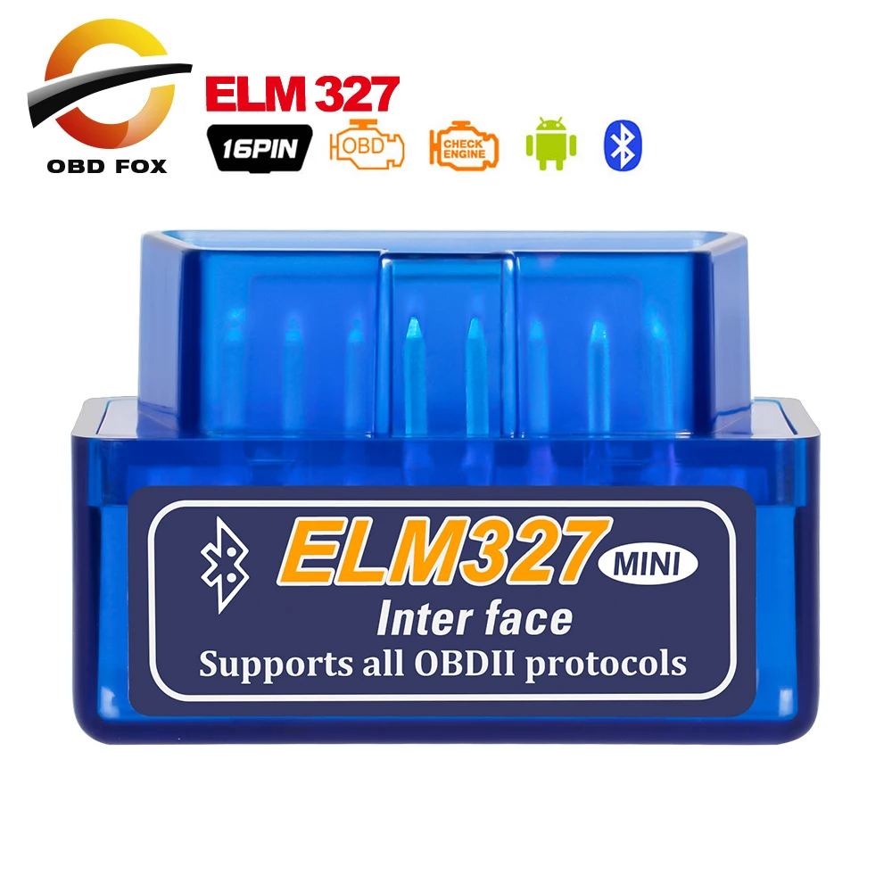 Автомобильный диагностический кабель ELM327 V2.1 Bluetooth тестер тормозной жидкости