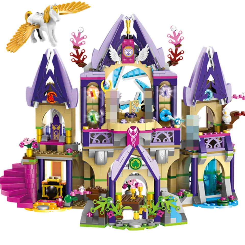 Bela Elves 10549 Dragon Sanctuary строительные блоки DIY Развивающие игрушки совместимы с 41178 друзьями - Цвет: 10415