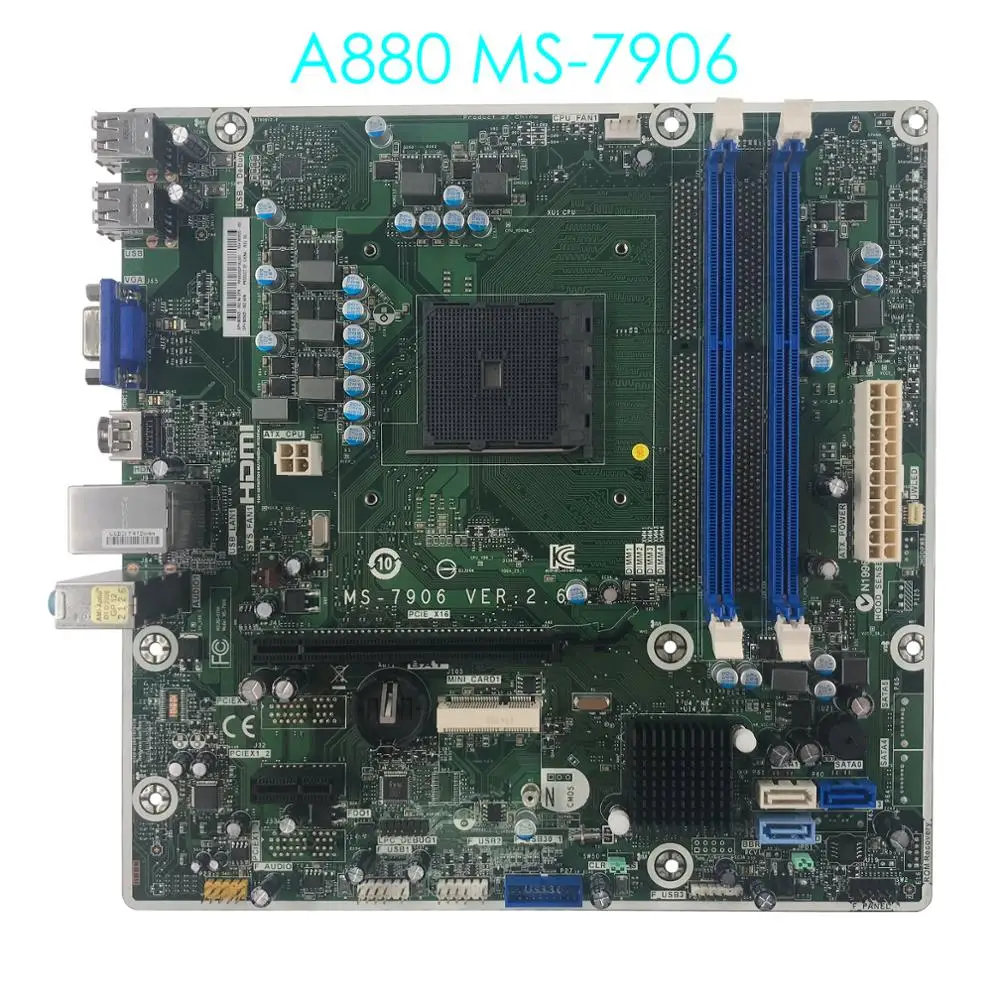 808920-002 для HP A880 MS-7906 настольная материнская плата USB3.0 SATA3 100% протестирована