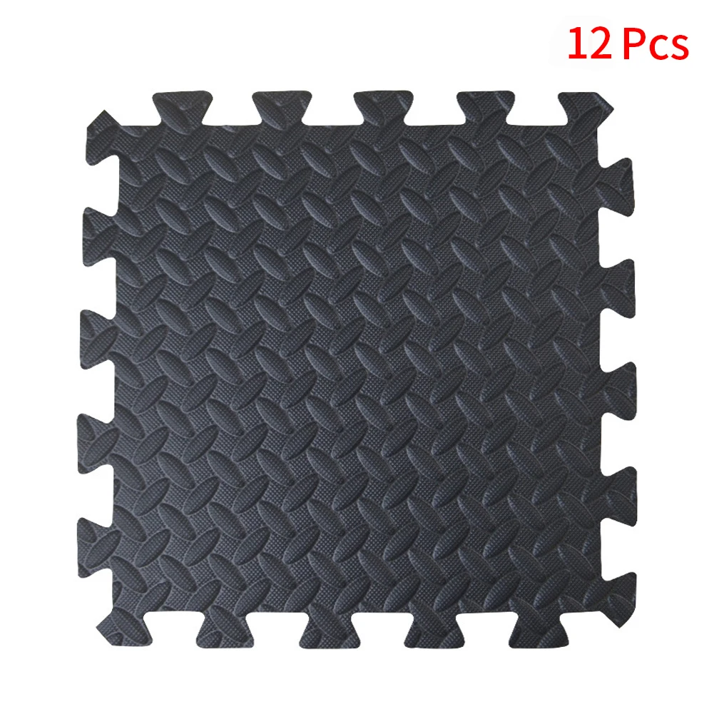 12pcs Gym Flooring Mats Puzzle Exercise Durable EVA Foam Interlocking Tiles For Home Workout | Спорт и развлечения