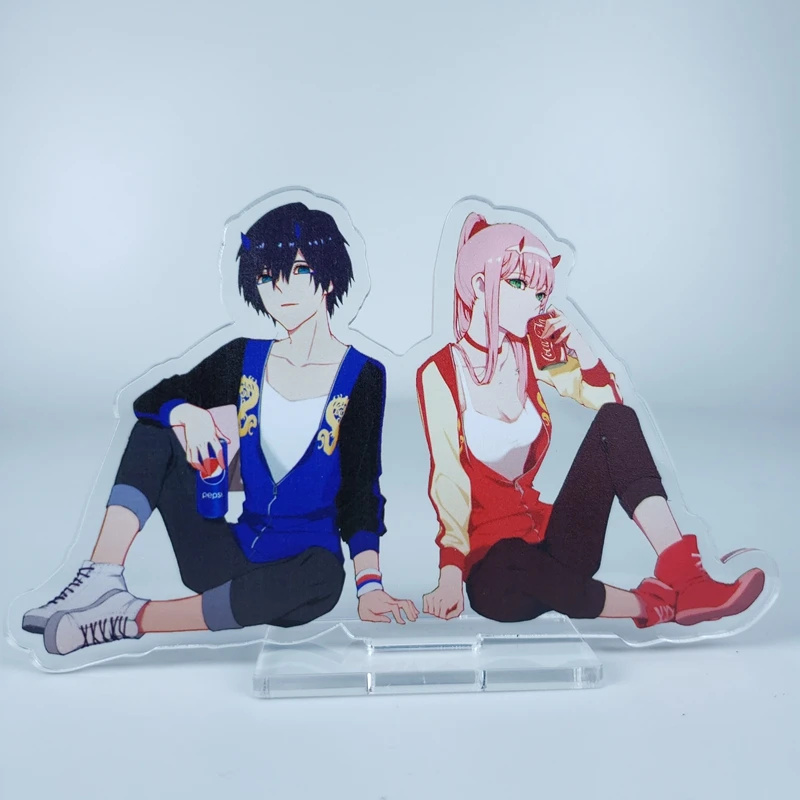 DARLING in the FRANXX 02 Ichigo GORO KOKORO тема фигурка на акриловой подставке модель пластины