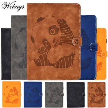 

Cover For Samsung Galaxy Tab S6 Lite 10.4 SM-P610 SM-P615 Cartoon Panda Leather Stand Case For Samsung Tab S6 Lite Covers Cases