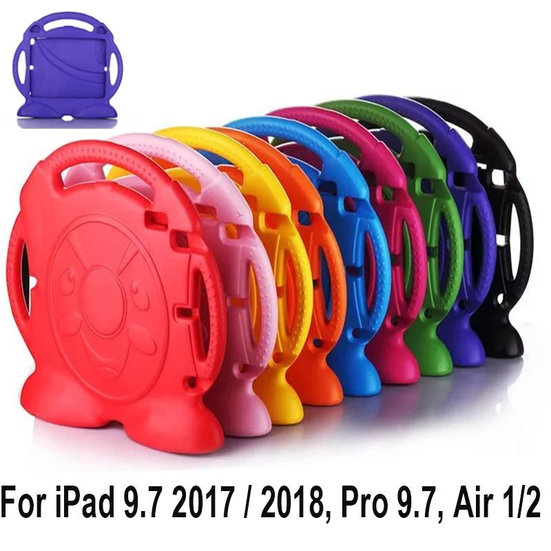 

Tablet Case For iPad Pro 9.7 2017 2018 Cover Kids Cute Cartoon Washable Shockproof Protective Skin Sleeve For Air 1 2