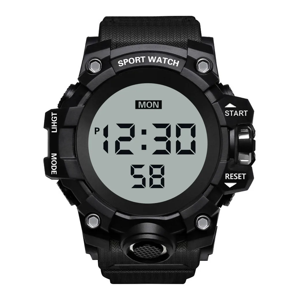 as show relogio digital reloj mujer women watches Luxury Mens Digital LED Watch Date Sport Men Outdoor Electronic Watch - Color: as show