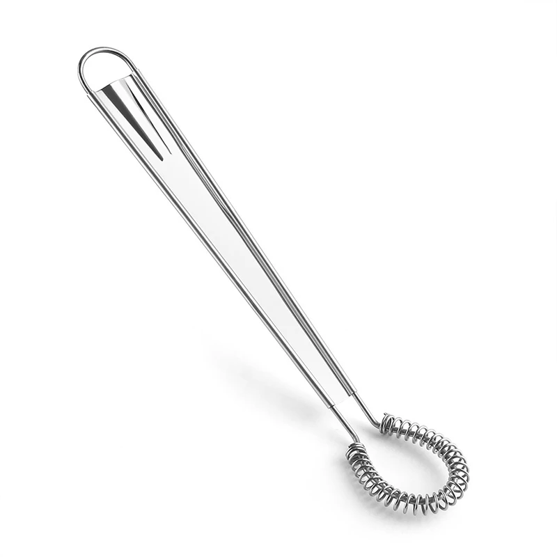 1pcs Magic Eggs Mixer Stainless Steel Coffee Spring Sauce Blender Held Spring Mini Whisk Milk Frother Foamer Kitchen Accessories