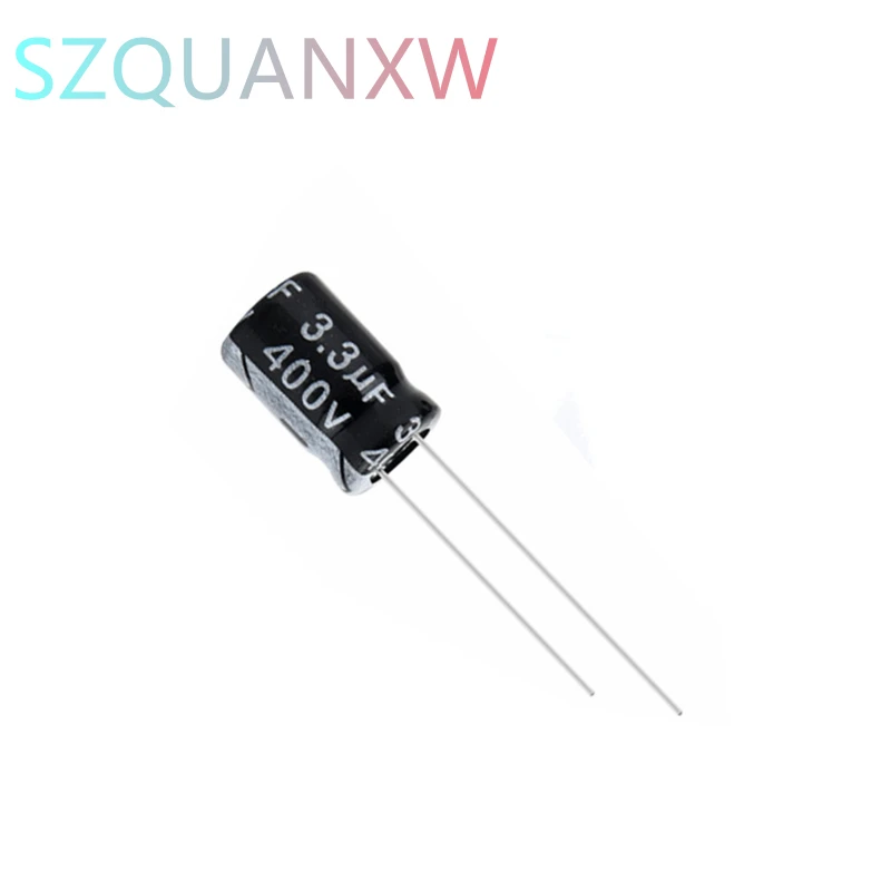 

20PCS Electrolytic capacitor 400V3.3UF 8*12mm aluminum electrolytic capacitor 400V 3.3UF