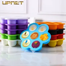 5 шт./компл. 7 сетки Форма кубика льда Еда Класс силиконовая форма для льда «пресс-форма лоток фрукты формователь кубиков льда круглый Форма с зажимом Кухня аксессуары