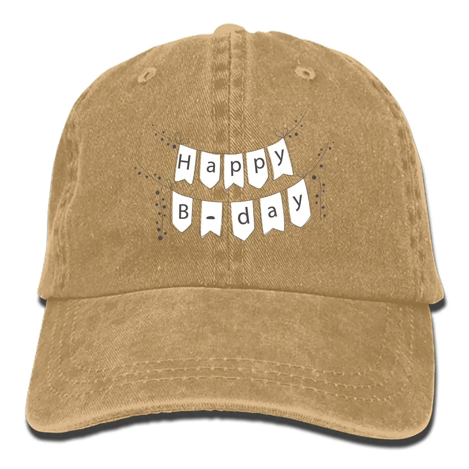 Винтажная Регулируемая джинсовая кепка на день рождения, Спортивная Кепка s для взрослых