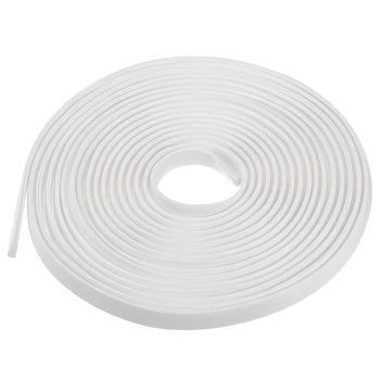 

uxcell 5M/16.4Ft Edge Trim U Seal Extrusion, Silicone White U Channel Edge Protector Sheet Fits 0.5-2.5mm Edge Windows