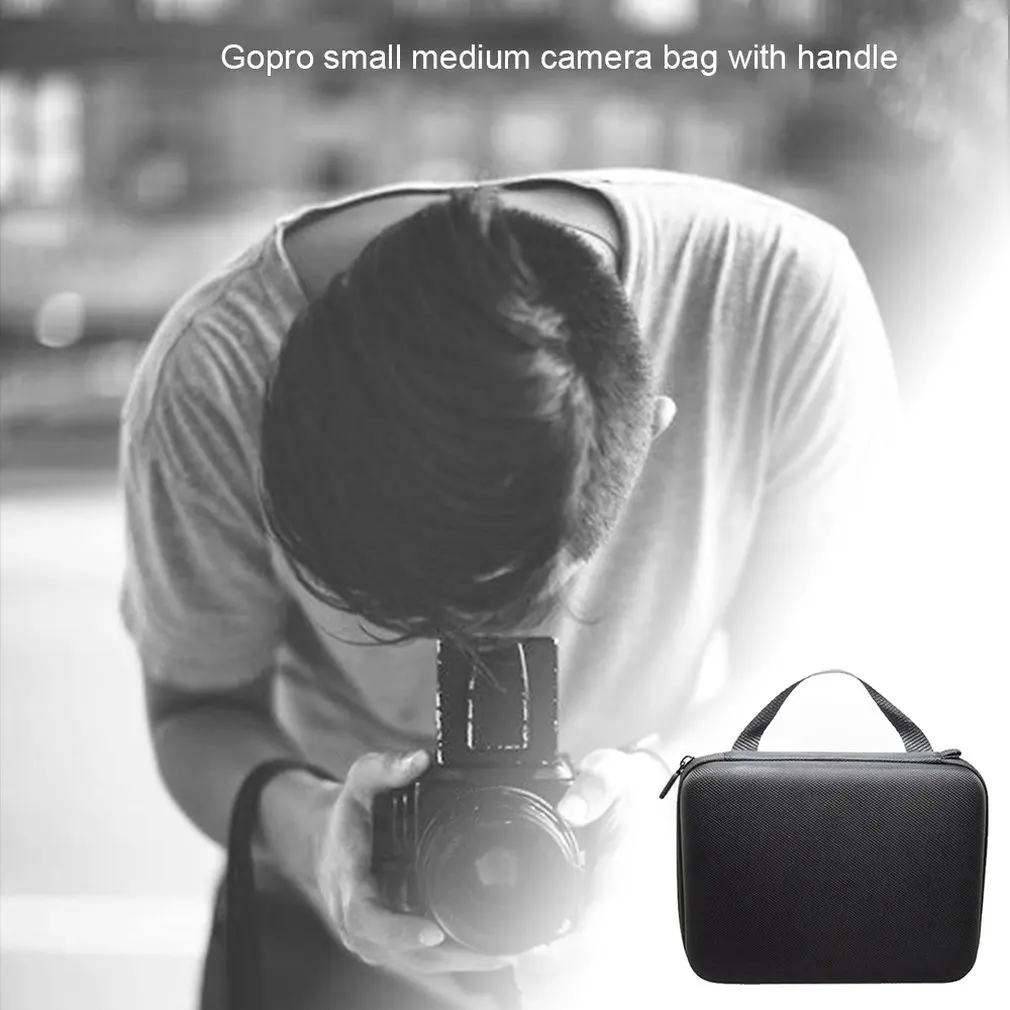 Портативный Для Gopro средний мешок камеры с ручкой для Gopro Hero7 6 5 4 3 2 1 Аксессуары камеры Сумка для хранения