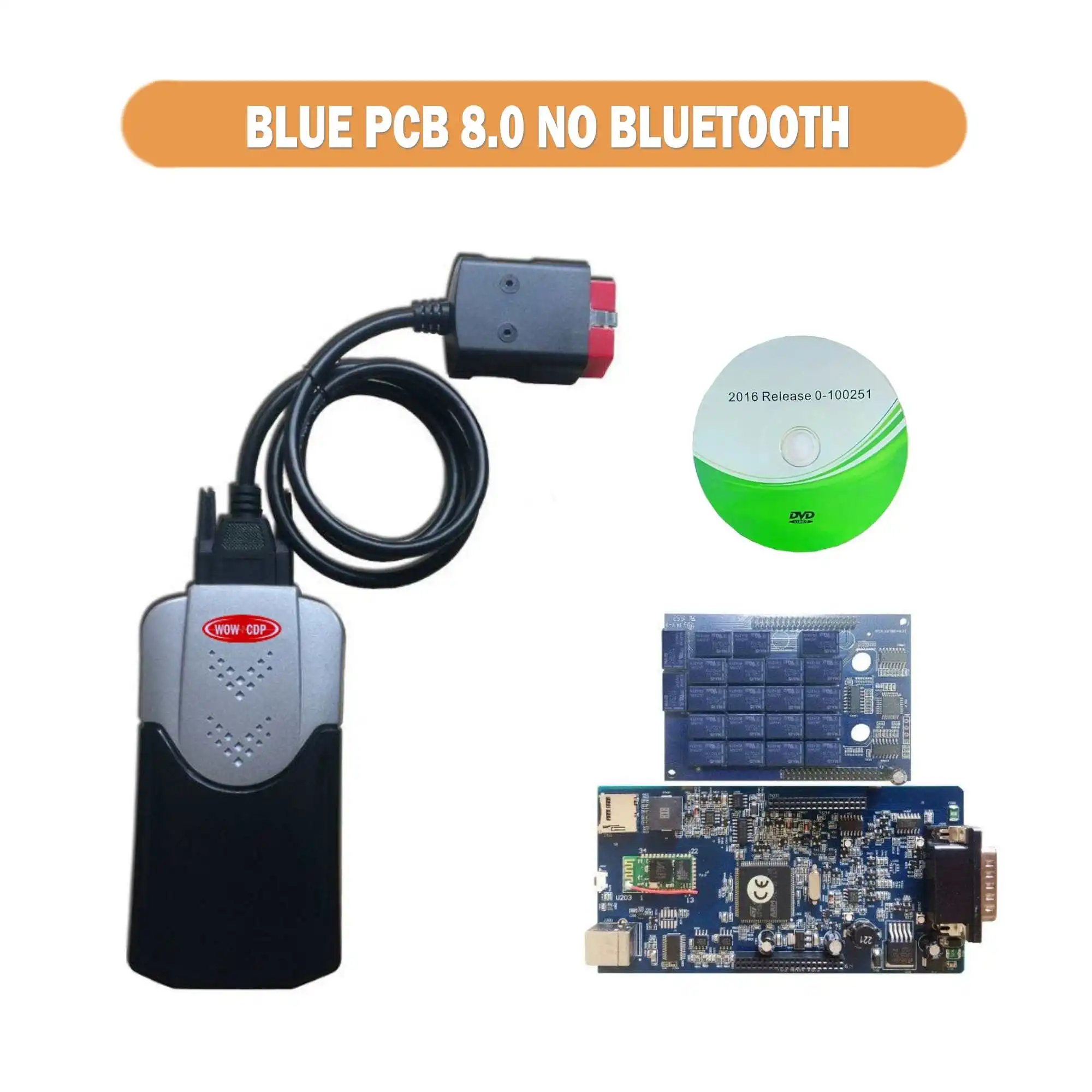 00/,3 R3 Автосканер на CD для delphis VD DS150E CDP WOW CDP с Bluetooth NEC Реле VD TCS CDP PRO коннектор для прибора бортовой диагностики - Цвет: V8 without Bluetooth