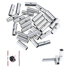 

12-10AWG/16-14AWG/22-18 Copper Tinned Splice Crimp Terminal Butt Wire Connector 50/100PCS