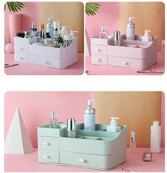 

Large Capacity Cosmetic Holder Makeup Drawers Organizer Box Jewelry Lipstick Storage Case Make Up Container