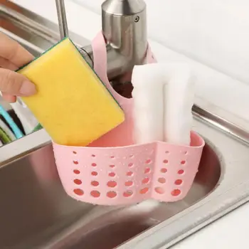

Kitchen Accessories Sink Rack Hanging Sponge Storage Holder Bathroom Soap Container Kitchen Stuff Storage Organizer Supply