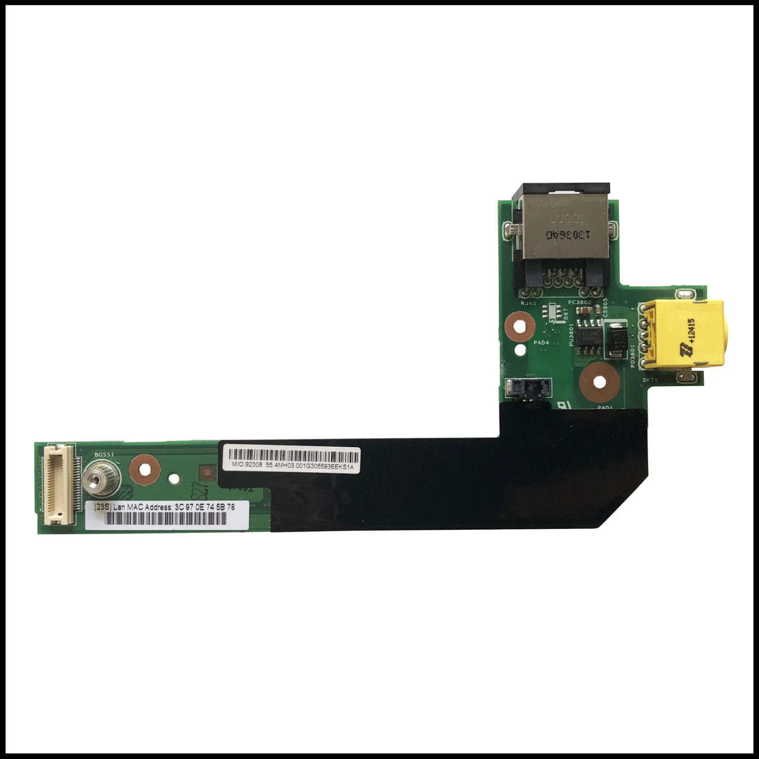 Новинка DC-IN плата с разъемом питания для Lenovo Thinkpad E420 E425 E520 E525 04w184w2083 сетевая карта