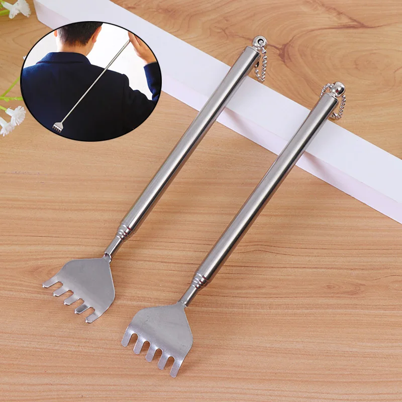 

1pcs Extendable Back Scratcher Stainless Steel Telescopic Anti Itch Claw Massager Extender Anti Itch Claw Massager Tools