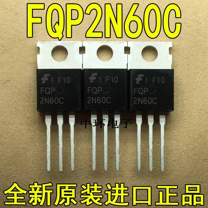 10 шт./лот SSP2N60A-220 2A 600V