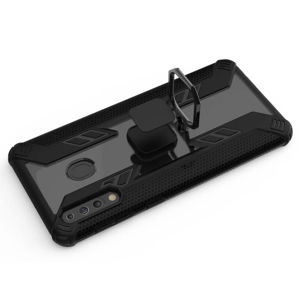 Для samsung Galaxy A750 A7 A9() A9s M10 M20 M30 A10 A20 A30 A50 роскошный бронированный противоударный чехол-подставка Прозрачный чехол для телефона