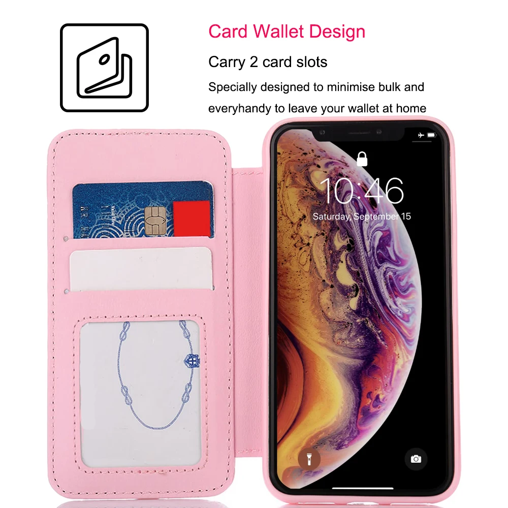 LCHULLE Роскошный кошелек «Корона» чехол для телефона для iPhone 7 Plus 8 6S 6 5 5S SE женский Блестящий Флип кожаный чехол для iPhone Xr X Xs Max