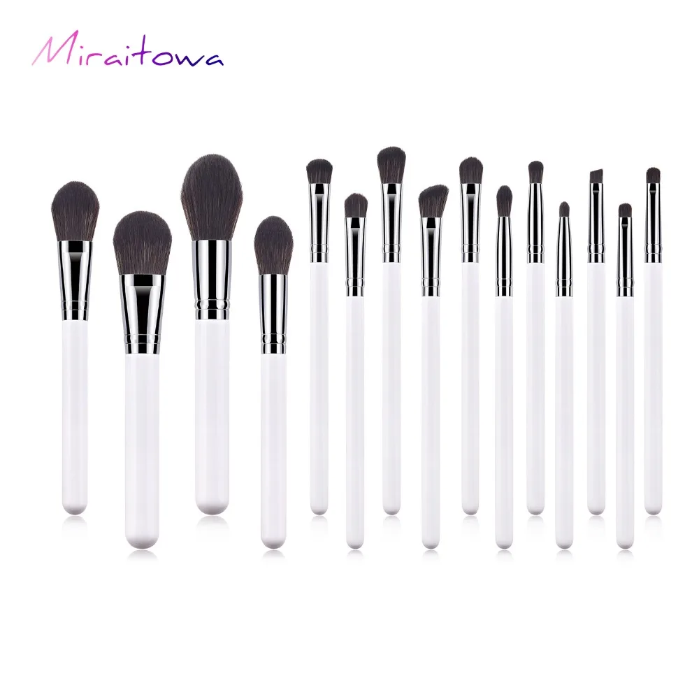 15 Pcs Makeup Brushes Set Cosmetics Foundation Blending Blush Makeup Tool Powder Eyeshadow Cosmetic Set Facial Makeup Brushes