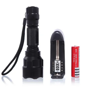 

Waterproof LED Flashlight Custom Glare C8 Flashlight Charging Q5 Lamp Beads Power Torch One Product Dropshipping