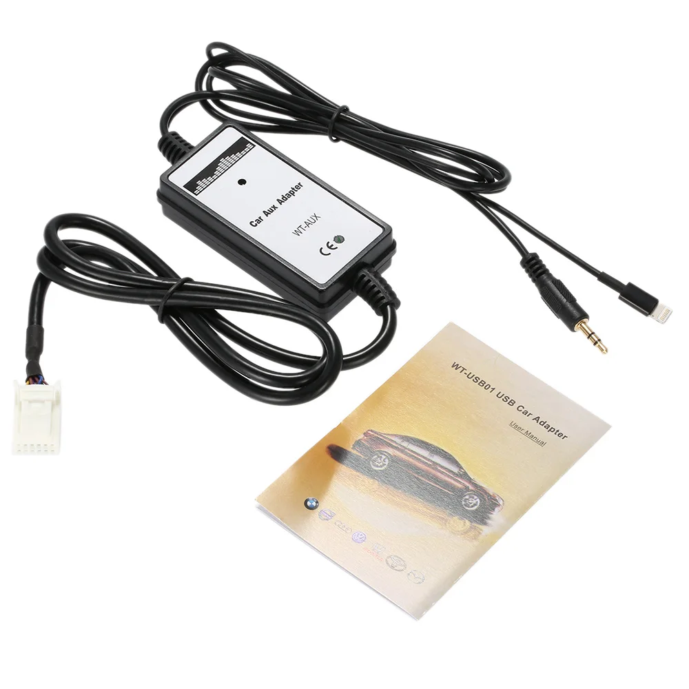 3,5 мм Aux аудио MP3 Интерфейс адаптер для Toyota USB зарядка для iPhone5 6 6s 6plus