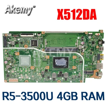 

Akemy For ASUS VivoBook 15 X512DA F512D X512DA-SS3505T Laotop Mainboard X512DA Motherboard R5-3500U CPU 4GB RAM free shipping