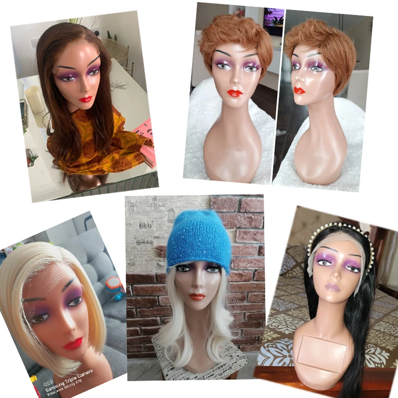 Female Mannequin Manikin Head Stand Realistic Mannequin Head Without  Shoulders Half Body Wig Hat Display Cosmetology Head Stand