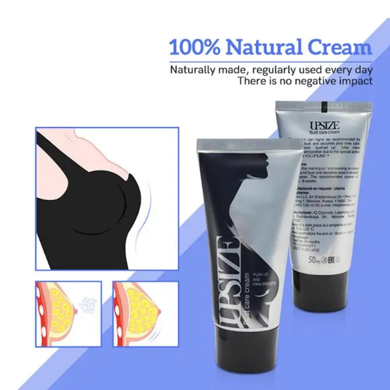

50ml Bust Care Breast Enhancement Cream Up Size Breast Enlargement Promote Female Hormones Breast Lift Firming Massage Cream