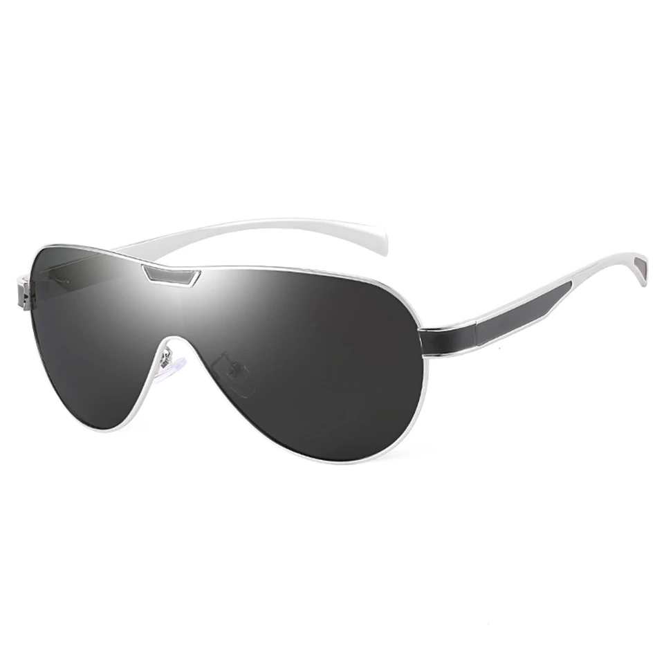 ELITERA, Брендовые мужские очки, для вождения, поляризационные солнцезащитные очки, для мужчин и женщин, модные очки - Цвет линз: silver grey