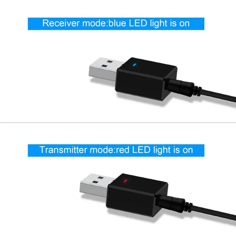 2-в-1 музыкальный аудиоприемник Bluetooth 5,0 передатчик приемник портативный usb-адаптер для ТВ планшетный ПК автомобильный комплект Беспроводной адаптер