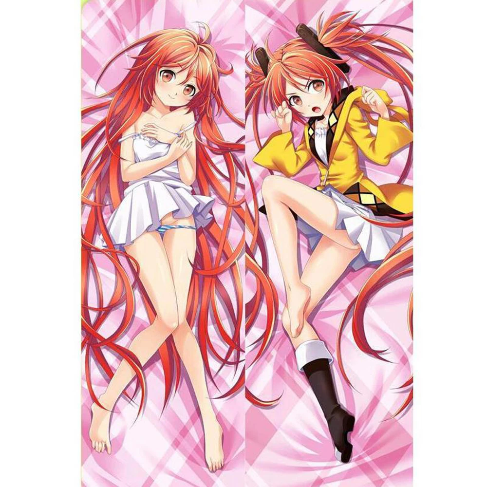 Hot Cute Japanese Anime Bl Manga Throw Otaku Dakimakura Black Mement Black Bullet Girl Hugging Body Pillow Case Cover 150x50 Cm Pillow Case Aliexpress