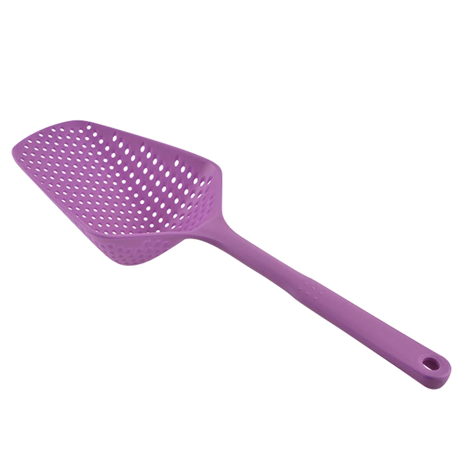 Purple Behogar совок дуршлаг пластик щелевая ложка еда Слива Лопата ситечки кухонные устройства Инструменты для приготовления пищи выпечки - Цвет: Purple