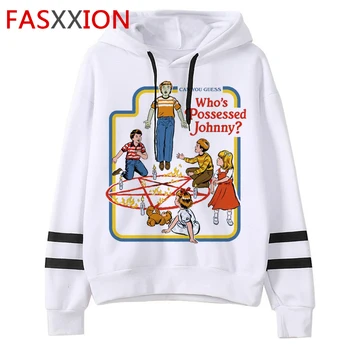 

Satan Lucifer Demon Death Scary Evil Hoodie Women Satanist Harajuku Horror Grim Reaper Baphomet Sweatshirt Satanism Hoody Female