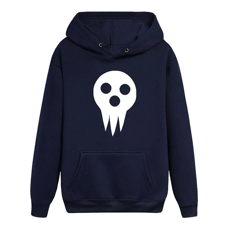 Из мультфильма, популярная яркая детская одежда с рисунком персонажей Soul Eater одежда с длинным рукавом со светящимся кофта с капюшоном на тему смерти Повседневное пот СВОБОДНЫЙ Модный популярный пуловер с капюшоном топы - Цвет: 04